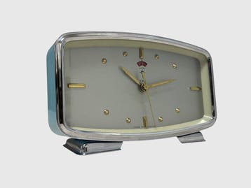 Bureauklok - POLARIS  – 1974 Chinese Mechanical Alarm