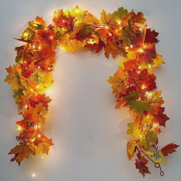 200cm Herfst Esdoornblad Slinger met Kunstbladeren - Decorat, Verzenden, Nieuw