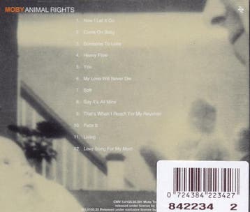 cd - moby - Animal Rights (nieuw), Verzenden, Zo goed als nieuw