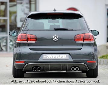 Rieger diffuser met 2 dubbele finnen | Golf 6 Cabrio | Golf, Verzenden, Nieuw, Volkswagen