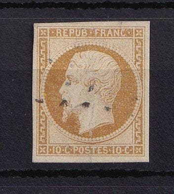 Frankrijk 1852 - Waarde 850€, Napoleons presidentschap 10c -, Gestempeld
