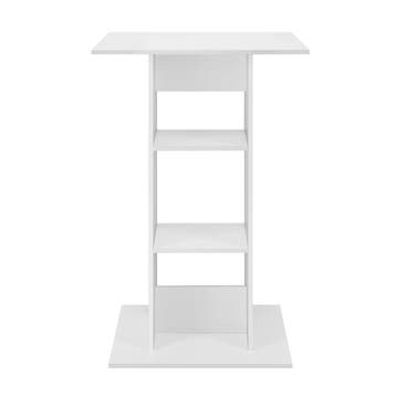 Bartafel Visby met 3 planken 70x70x110 cm wit, Verzenden, Nieuw