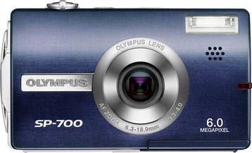 Olympus SP-700 Digitale Compact Camera - Blauw, Verzenden, Zo goed als nieuw