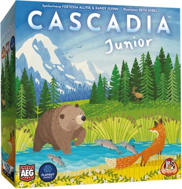 Cascadia Junior (Nederlandse versie) | White Goblin Games -, Hobby en Vrije tijd, Gezelschapsspellen | Bordspellen, Verzenden
