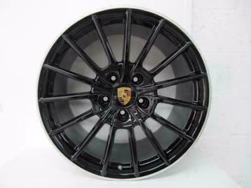 Porsche Panamera (970) ORIGINELE 20inch Sport zwart velgen, Ophalen, Gebruikt, Personenwagen, 20 inch