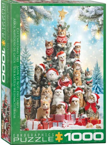 Christmas Tree Cats Puzzel (1000 stukjes) | Eurographics -, Verzenden, Nieuw
