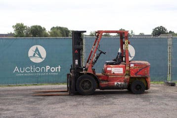 Veiling: Heftruck Mitsubishi FD35K Diesel 3500kg 4.3m 2000, Ophalen, 3000 tot 4000 kg, Diesel, Heftruck