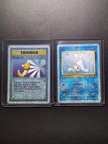 Pokémon - 2 Card - Seel Reverse Holo - Scoop Up Reverse Holo, Nieuw