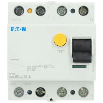 Eaton aardlekschakelaar 4P 63A 300mA PFIM-63/4/03-A-MB, Ophalen of Verzenden, Nieuw