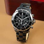 Chanel - J12-Black Ceramic Chronograph Automatic - H0940 -, Nieuw