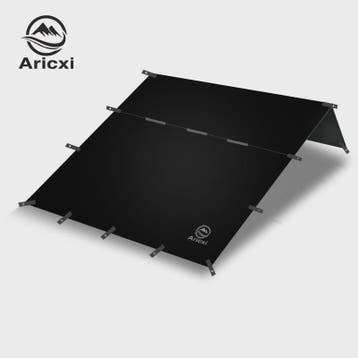 Aricxi Black Coating Tarp - Waterdicht Kampeer Tarp 3x3m & 4, Verzenden, Nieuw