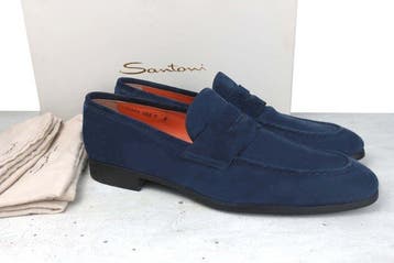 Santoni - Carlos Loafer, Full pack - Loafers - Maat: EU 41, Nieuw