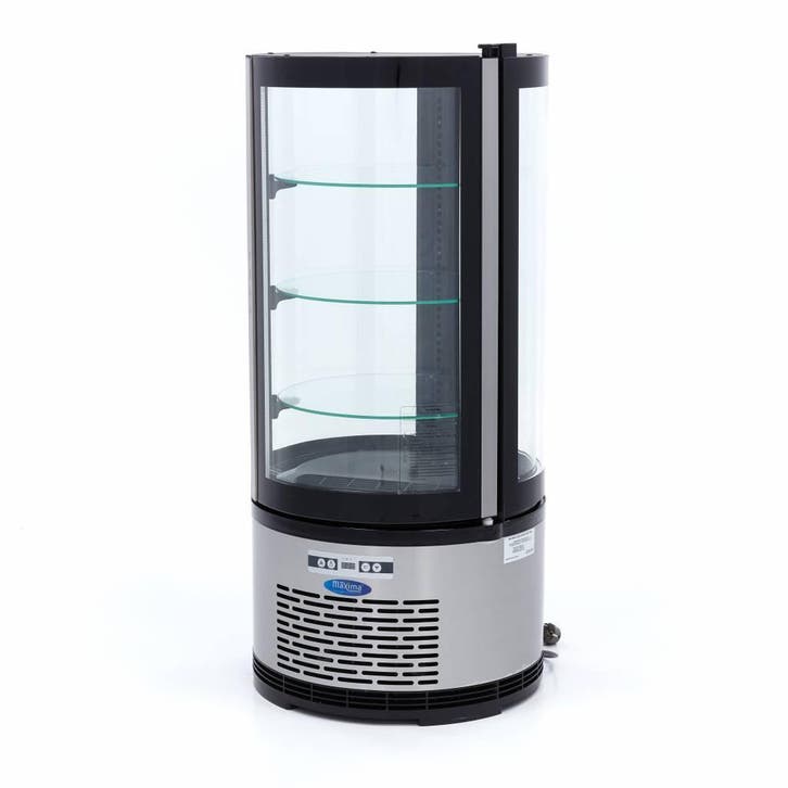 Gebaksvitrine - 100 L - 48 cm - Rond, Zakelijke goederen, Horeca | Keukenapparatuur, Nieuw in verpakking, Koelen en Vriezen, Verzenden