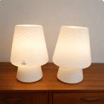 Tafellamp (2) - Glas, Antiek en Kunst, Antiek | Lampen