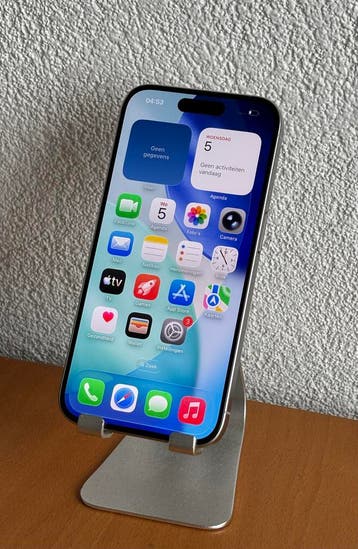 Apple iPhone 15 Pro Max 256GB Wit / Garantie / Nette staat, 256 GB, Wit, IPhone 15 Pro Max, Refurbished