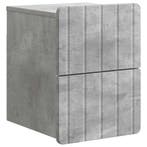 vidaXL Wandbeugel Bedkast Betongrijs 33 x 34,5 x 43 cm, Minder dan 45 cm, Verzenden, Nieuw, Minder dan 55 cm