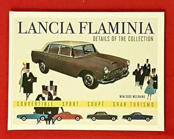 Lancia Flaminia details of the collection, Algemeen, Verzenden, Nieuw, Wim Oude Weernink