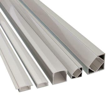 Aluminium ledstrip profielen 1 t/m 4 meter, Doe-het-zelf en Verbouw, Elektra en Kabels, Verzenden, Nieuw, Overige typen