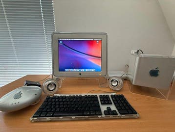 Apple Power Mac G4 Cube complete system with Studio Display, Nieuw