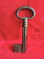 Antica chiave per Serratura a leve mobili - 5 canne - Italia