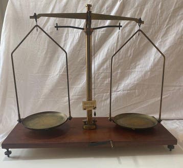 Precisieweegschaal - Messing - H.L. Becker Fils & Co