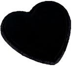 Oasis® black biolit hart 17 x cm per stuk zwart steekschuim, Ophalen of Verzenden, Nieuw