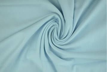 10 meter french terry - Baby blauw, Hobby en Vrije tijd, Stoffen en Lappen, Blauw, 120 cm of meer, Ophalen of Verzenden, Katoen