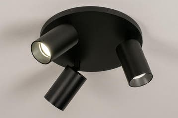 Rietveld Spots - Zwart - Metaal, Aluminium, Verzenden, Nieuw