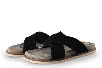 Manfield Slippers in maat 44 Zwart, Kleding | Heren, Schoenen, Slippers, Manfield, Verzenden, Zwart