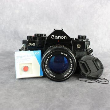Canon A-1 + FD 1,4/50mm | Single lens reflex camera (SLR), Audio, Tv en Foto, Nieuw