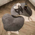 Salontafel Set Hout - Organisch - Nieuw - Webshop, 50 tot 100 cm, Verzenden, Nieuw, 50 tot 100 cm