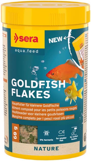 Sera Goldfish Flakes 250 ml (Goudvis voer), Dieren en Toebehoren, Vissen | Aquaria en Toebehoren, Ophalen of Verzenden, Nieuw