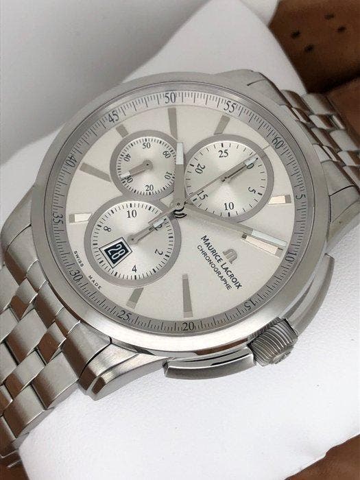 Maurice Lacroix - Pontos Chronograph Automatic -, Sieraden, Tassen en Uiterlijk, Horloges | Heren