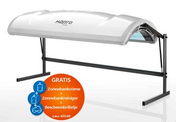 Zonnehemel; Hapro Jade 12 T (dubbel kantelbaar statief)ACTIE, Ophalen of Verzenden, Nieuw, Zonnebank enkelzijdig, 10 tot 15 lampen
