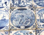 Achtentwintig aardewerken tegels, Holland, 18e eeuw (28), Antiek en Kunst