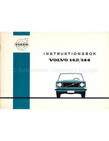 1971 VOLVO 142 | 144 INSTRUCTIEBOEKJE ZWEEDS, Auto diversen