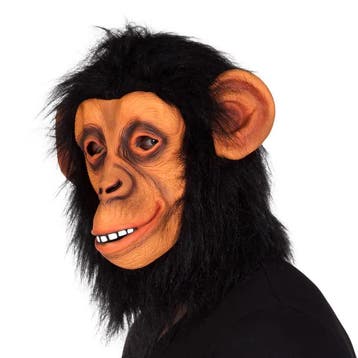 Latex Masker Chimpansee, Verzenden, Nieuw, Feestartikel