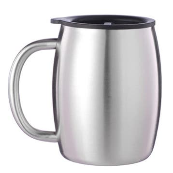 Slimtron 414ml drinkbeker koffiebeker - RVS - Geschikt voor, Ophalen of Verzenden, Nieuw
