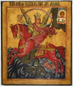 Icoon - Russische orthodoxe icoon Aartsengel Michaël -