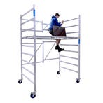 ALX kamersteiger 135 x 190 x 4 meter werkhoogte, Doe-het-zelf en Verbouw, Steigers, Verzenden, Nieuw, Rolsteiger of Kamersteiger