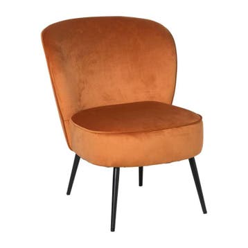 Fauteuil Frida - terra - 77x69x60 cm, Verzenden, Nieuw