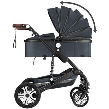 Combi-kinderwagen Mats, opvouwbaar, 5-puntsgordel, Kinderen en Baby's, Kinderwagens en Combinaties, Verzenden, Nieuw