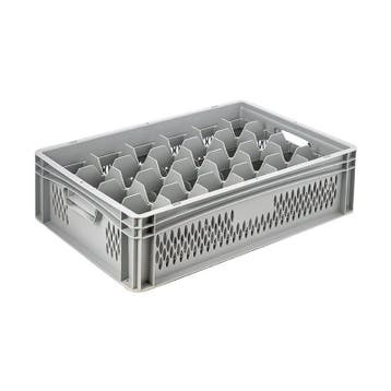 Glazenkratten, glazenbakken, 60x40 krat, horecakrat, 40 tot 60 cm, Verzenden, 50 tot 75 cm, Krat