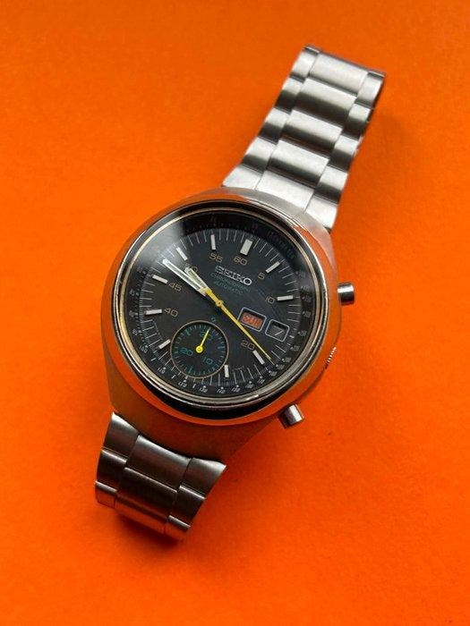 Seiko - Helmet Chronograph - Zonder minimumprijs - 6139-7100, Sieraden, Tassen en Uiterlijk, Horloges | Antiek