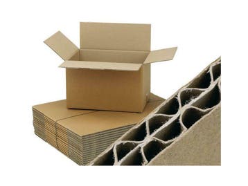 Amerikaanse vouwdoos dubbelgolf 600x400x400mm vanaf 1,25 st., Verzenden
