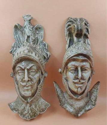 Busà e Vincenzi - sculptuur, Paladini Orlando e Rinaldo
