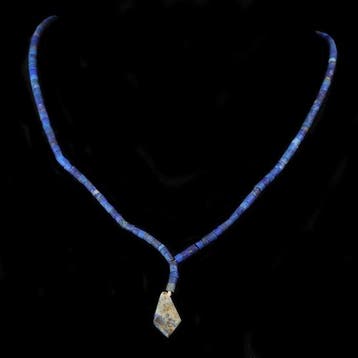 West-Aziatisch lapis lazuli Kralenketting (Zonder