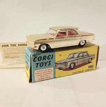 Corgi 1:43 - Modelauto - Chevrolet Corvair (229), Nieuw