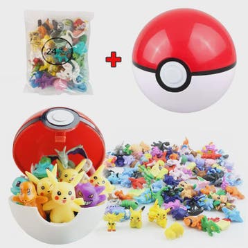 Set van 24 Pokemon Figuren - Diverse Stijlen, 2-3cm - Pikach, Verzenden, Nieuw