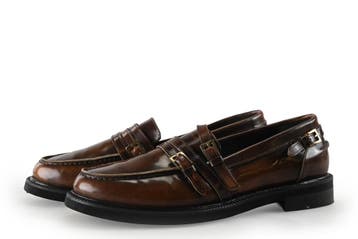 Stefano Lauran Loafers in maat 39 Bruin, Kleding | Dames, Schoenen, Bruin, Verzenden, Overige typen, Zo goed als nieuw
